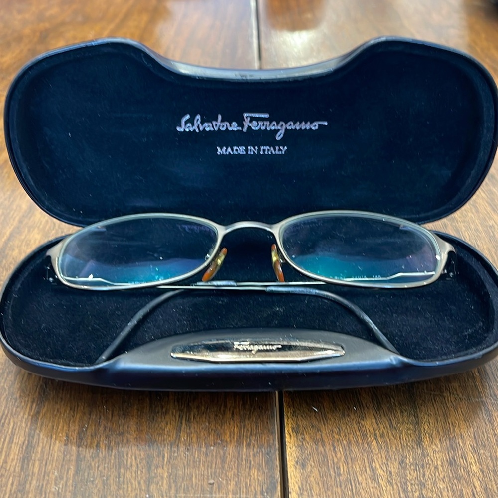 Salvatore Ferragamo NWOT in case never worn men’s/Unisex frames